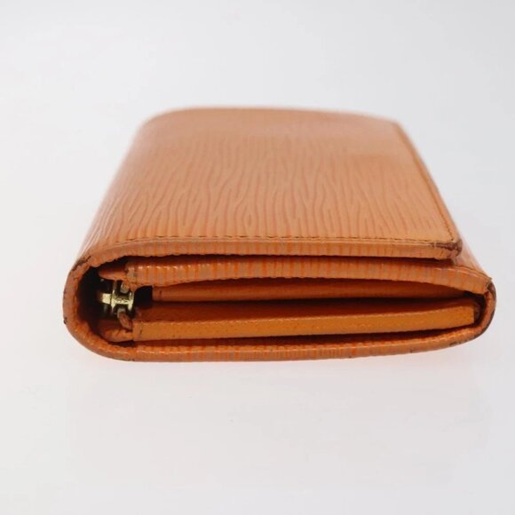 LOUIS VUITTON Epi Porte Monnaie Billets Tresor Mandarin M6350H LV Auth 123533 - Picture 5 of 15